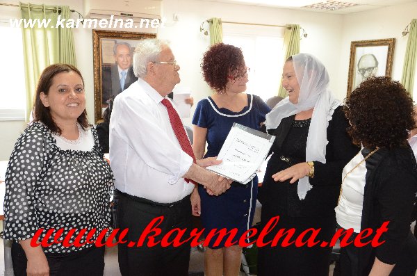انهاء دورة الحاسوب للنساء ببيت الشهيد الدرزي 
